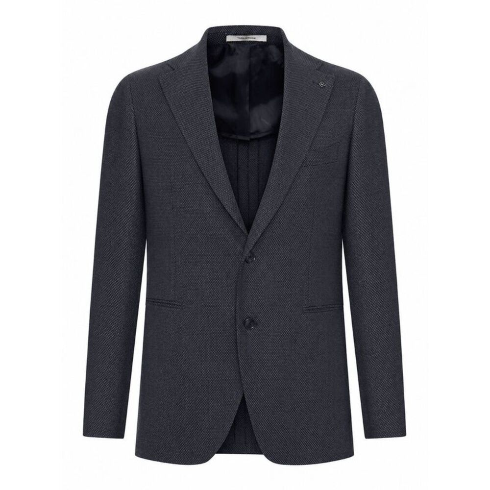 Tagliatore Men Textured Fabric Blazer Jacket With Two Buttons